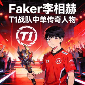 LOL明星选手Faker李相赫 - T1战队中单传奇人物